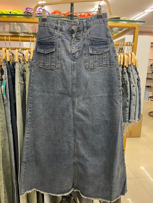 Women Long Denim Skirts